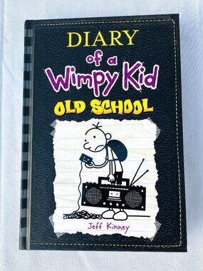 Diary of a Wimpy Kid Old School by Jeff Kinney Hardback Book